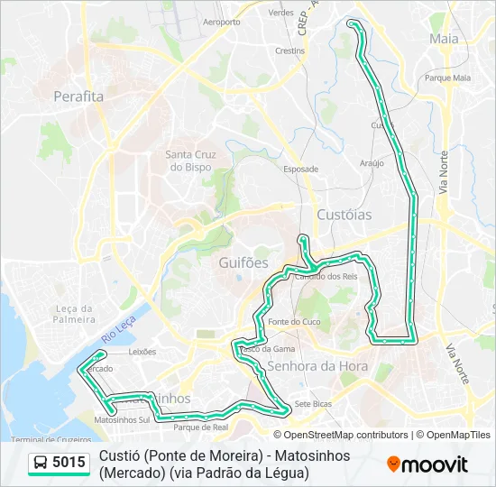 5015 Bus Line Map