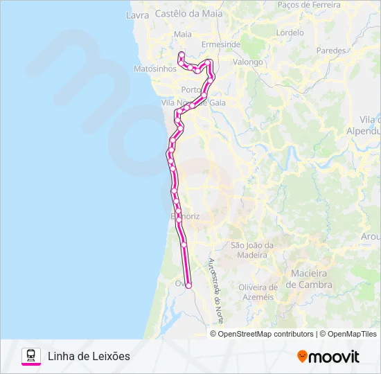 L. LEIXÕES  Line Map