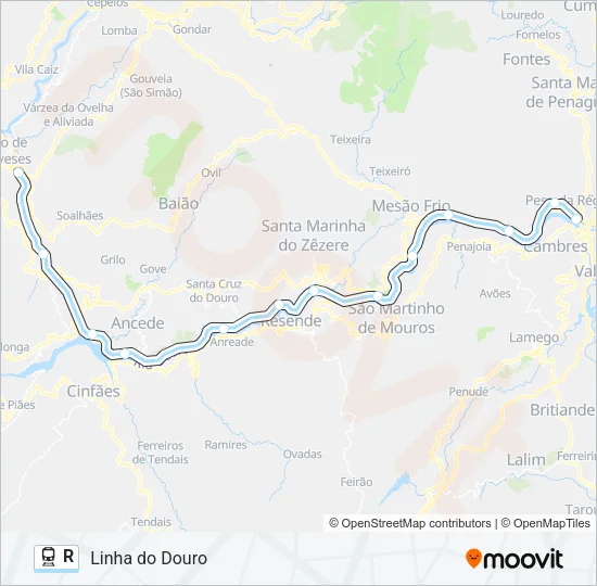R Train Line Map