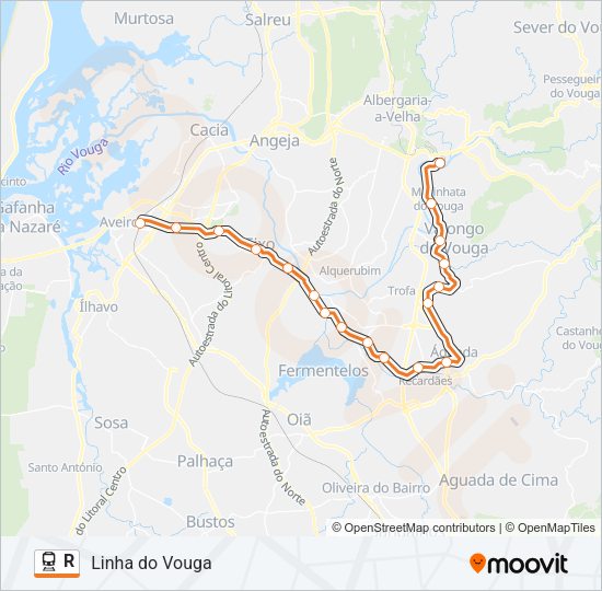 R Train Line Map