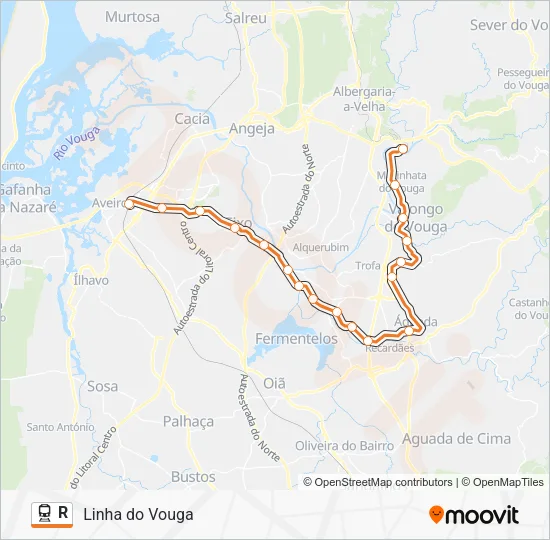 R Train Line Map