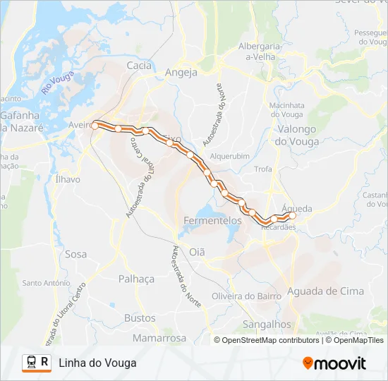 R Train Line Map