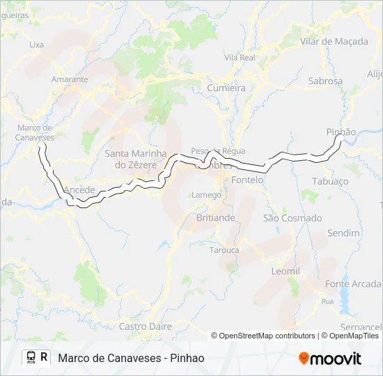 R Train Line Map