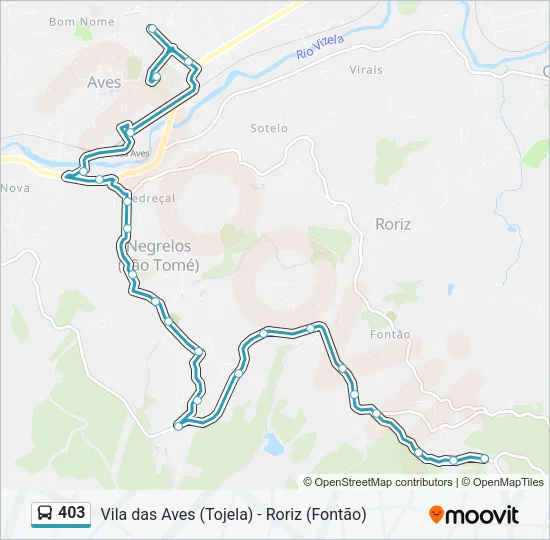 403 Bus Line Map