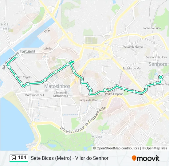 104  Line Map