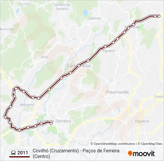 2011 Bus Line Map
