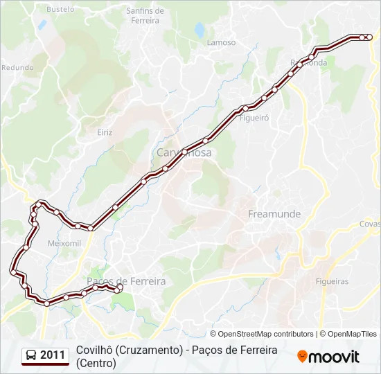 2011 Bus Line Map
