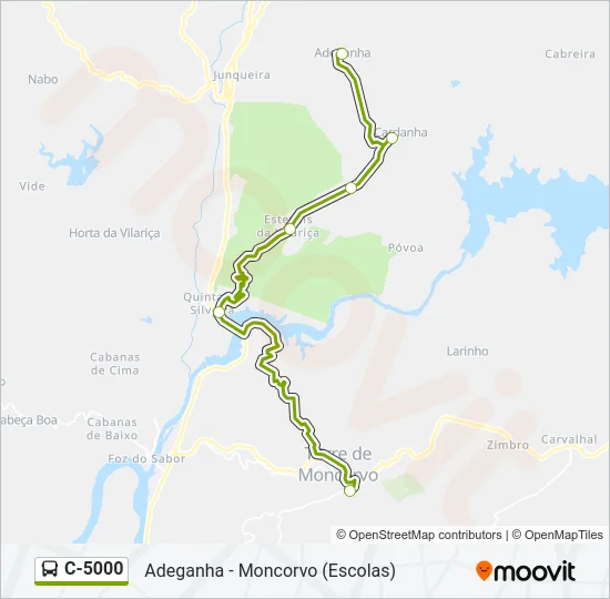 C-5000 Bus Line Map