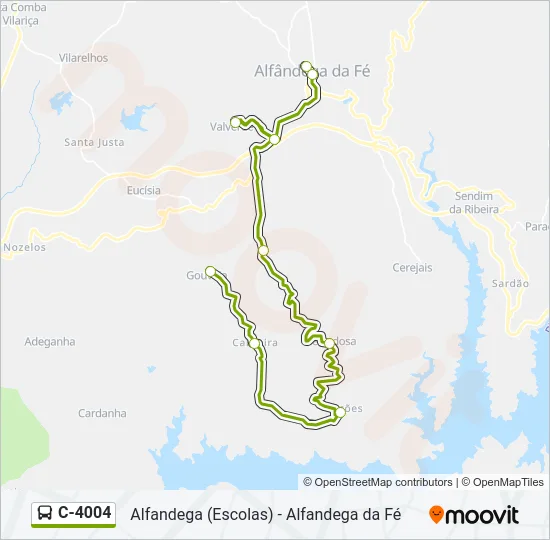 C-4004 Bus Line Map