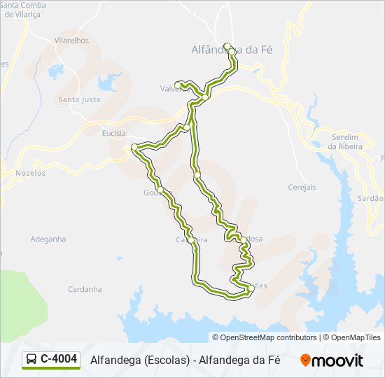 C-4004 bus Line Map