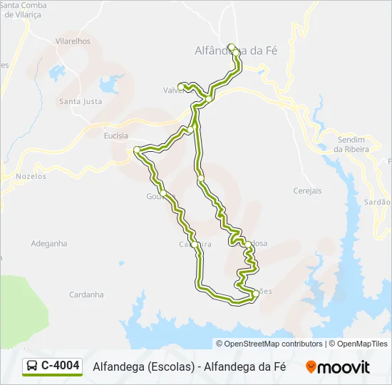 C-4004 Bus Line Map