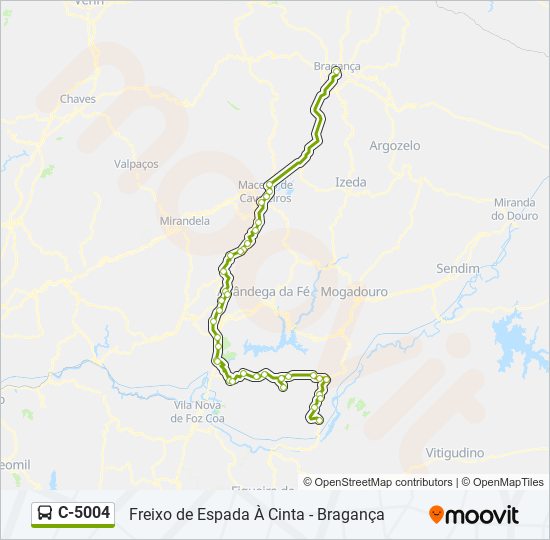 C-5004 Bus Line Map