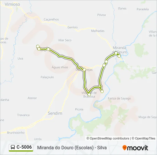 C-5006 Bus Line Map