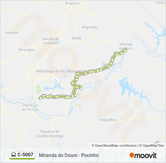 C-5007 Bus Line Map
