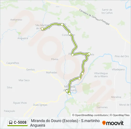 C-5008 Bus Line Map