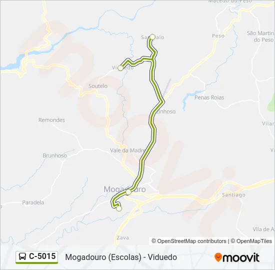 C-5015 Bus Line Map