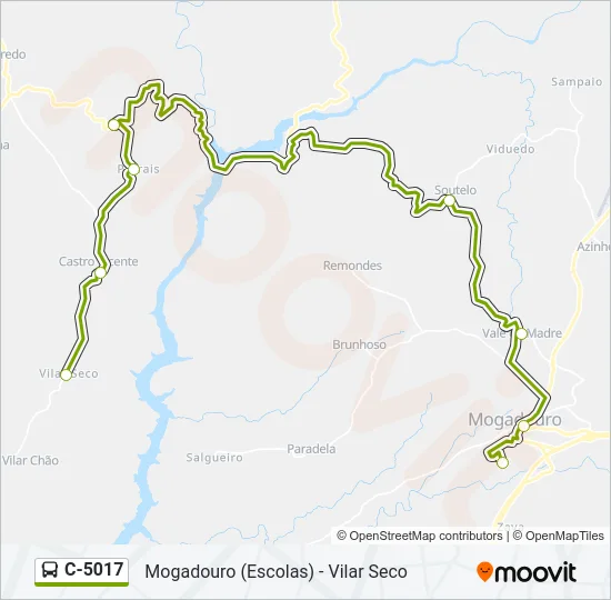 C-5017 Bus Line Map