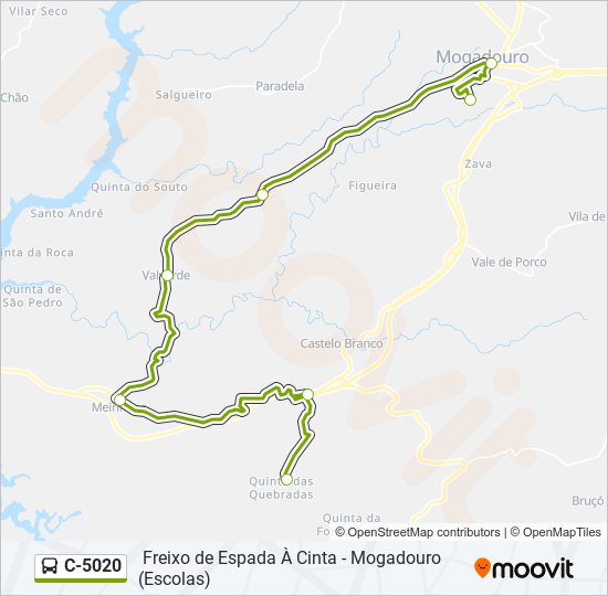 C-5020 bus Line Map