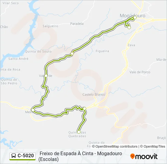 C-5020 Bus Line Map