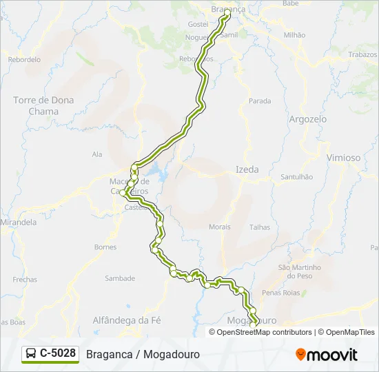 C-5028 Bus Line Map