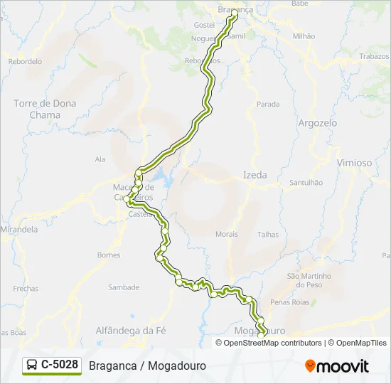 C-5028 Bus Line Map
