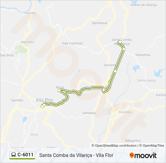 C-6011 bus Line Map