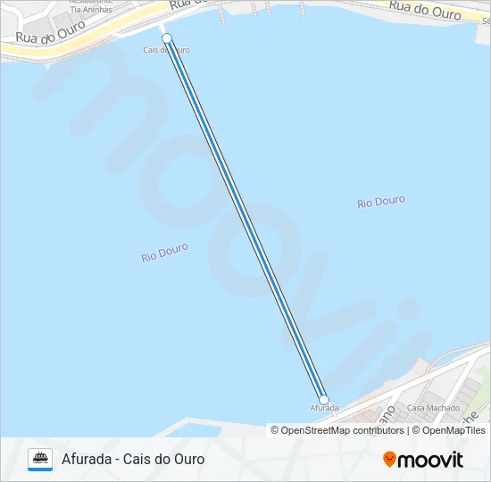 BARCO AFURADA Ferry Line Map
