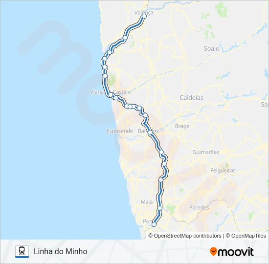 L. MINHO  Line Map