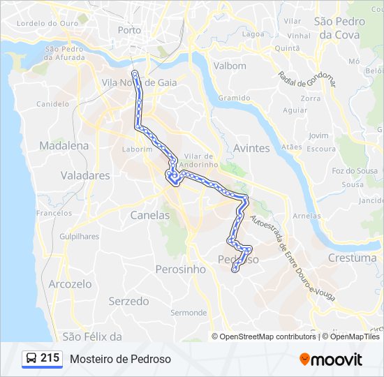 215 Route: Schedules, Stops & Maps - D.João II (Updated)