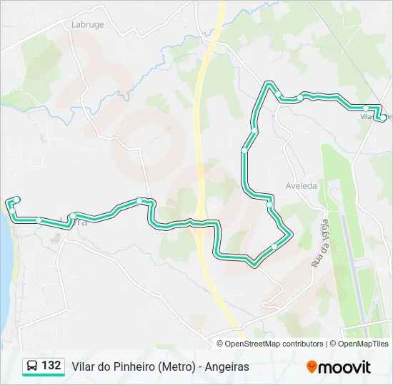 132  Line Map