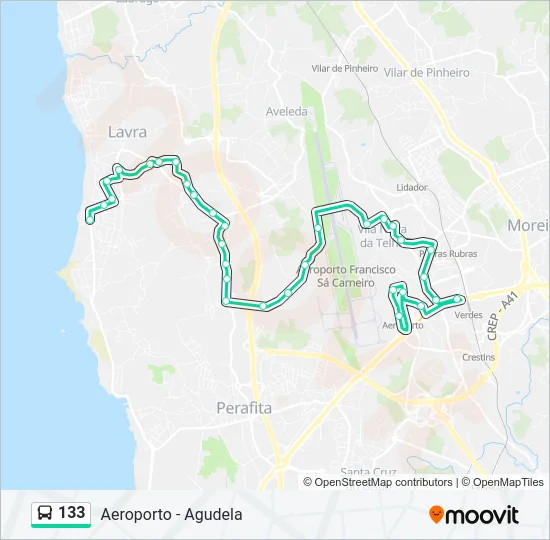 133  Line Map