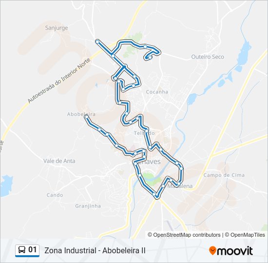 01 Bus Line Map