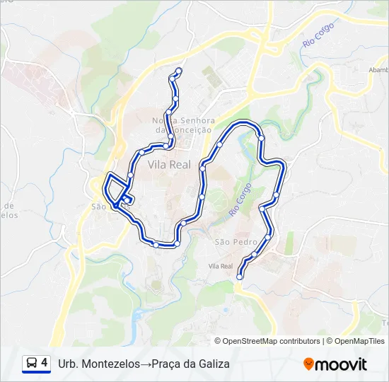 4 Bus Line Map