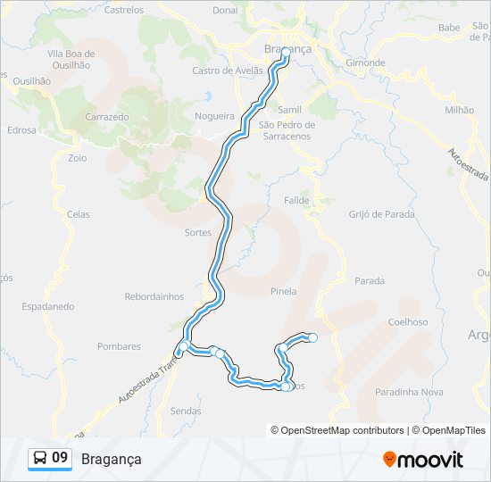 09 Bus Line Map