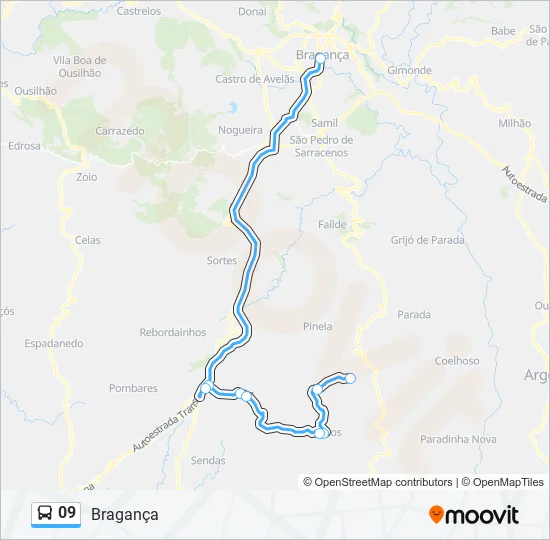 09 Bus Line Map