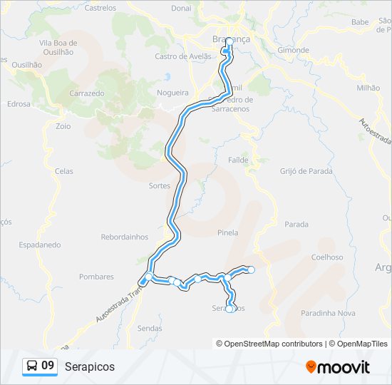 09 Bus Line Map