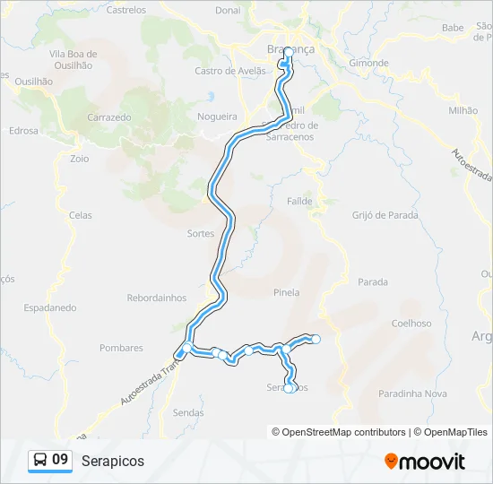 09 Bus Line Map