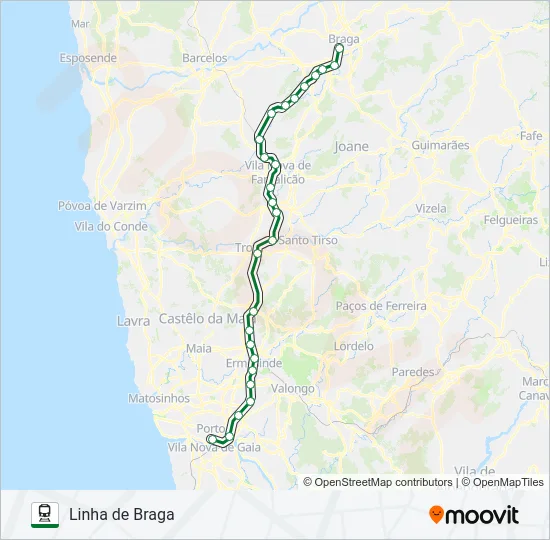 L. BRAGA  Line Map