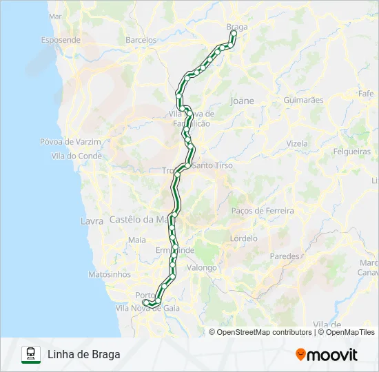 L. BRAGA  Line Map