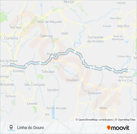 L. DOURO  Line Map