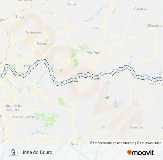 L. DOURO  Line Map