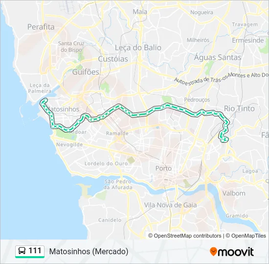 111  Line Map