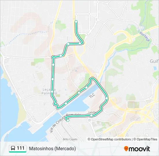 111  Line Map