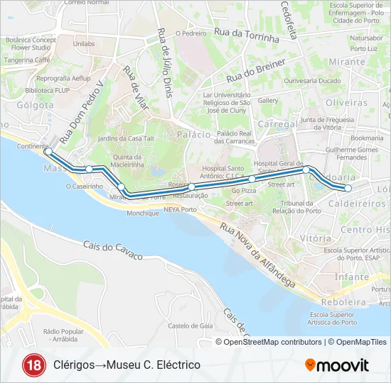 18 Light Rail Line Map
