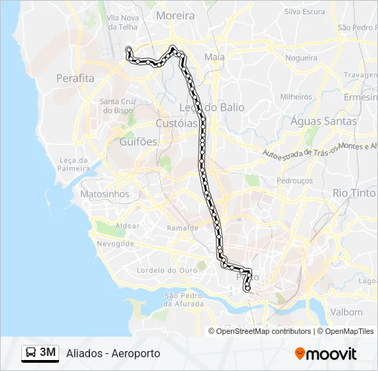 3M Bus Line Map