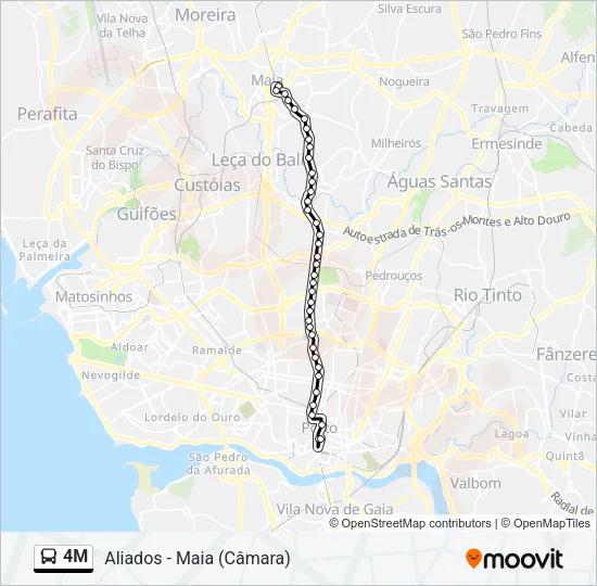 4M Bus Line Map