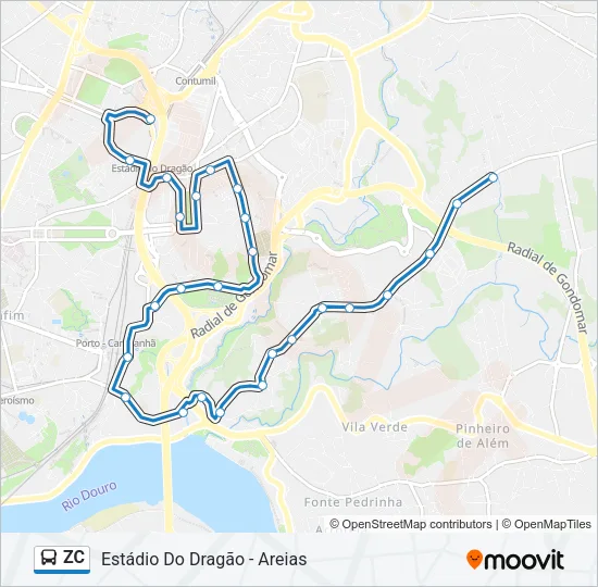 ZC Bus Line Map