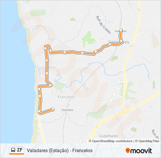 ZF bus Line Map