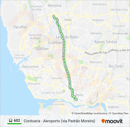 602 Bus Line Map