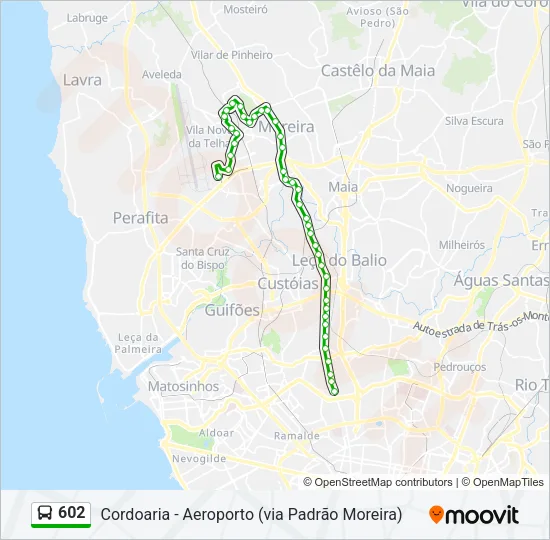 602 Bus Line Map
